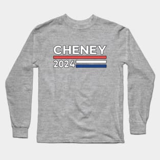 Liz Cheney for President - CHENEY 2024 Long Sleeve T-Shirt